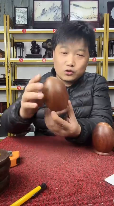 木牙签罐********