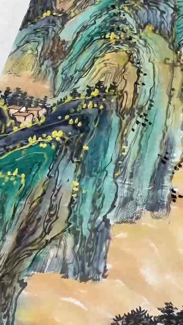 国画王炳杰手绘绘画作品31-13