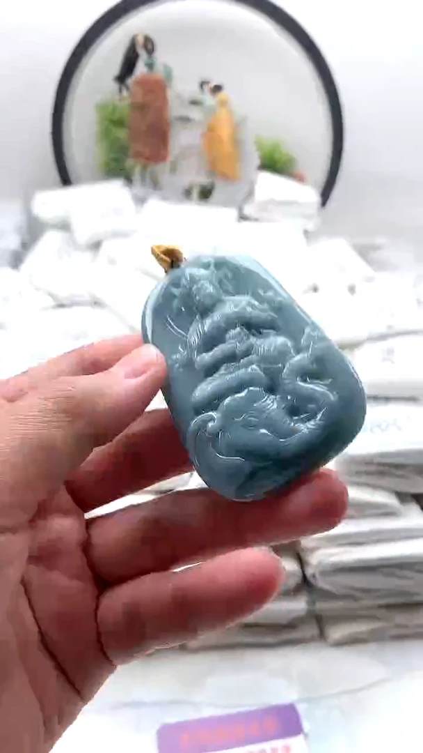 颈饰未镶嵌翡翠普贤