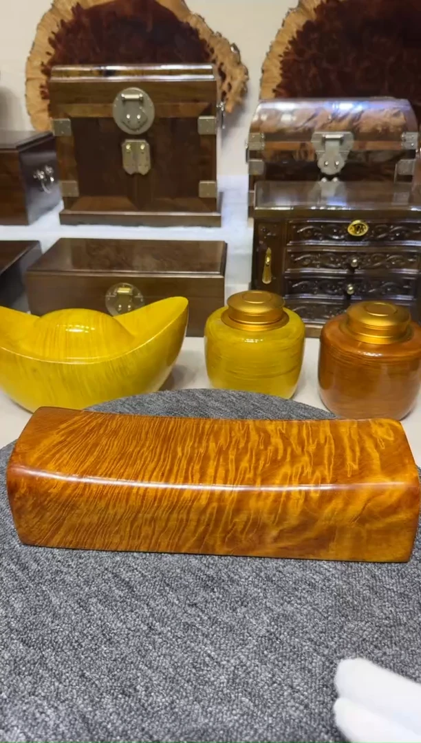 金丝楠枯木老料 颈椎枕 28.2-9.5-7.5cm