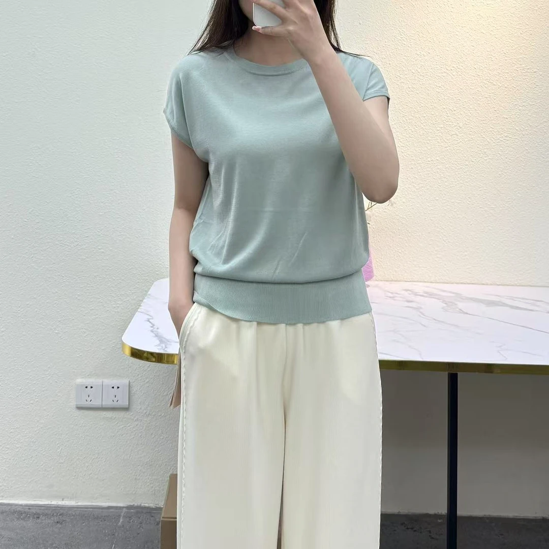 气质百搭日常圆领女式针织衫25DAK0328