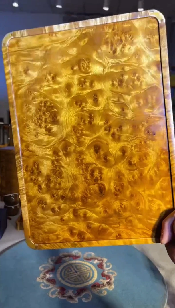 乌木类成套家具大号瘤疤茶盘 30