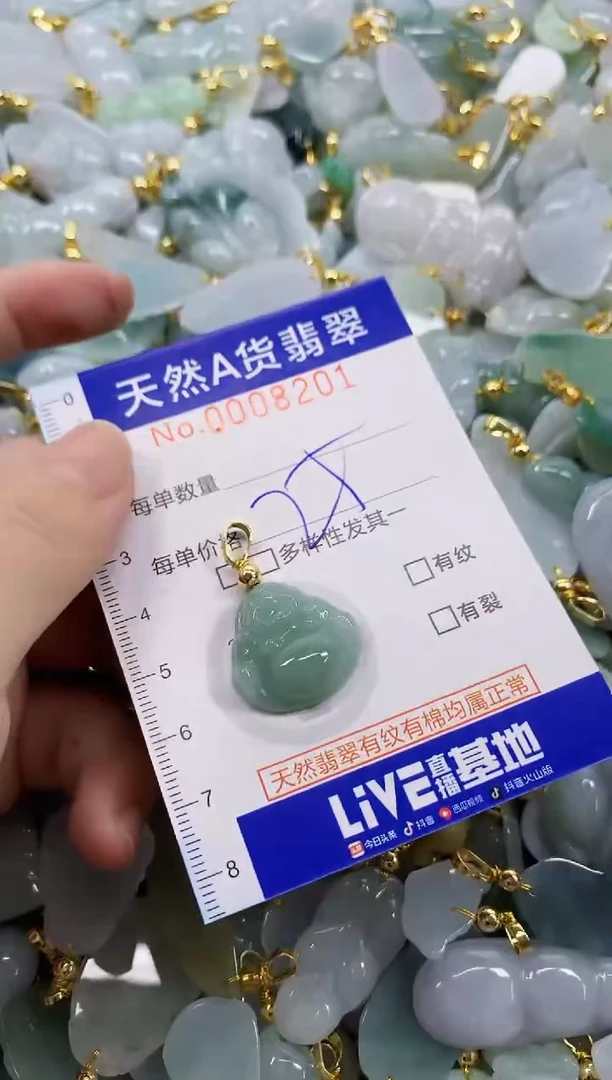 颈饰未镶嵌翡翠天然A货翡翠