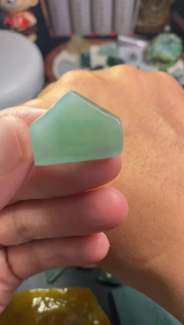 定制翡翠未镶嵌翡翠片料定制未镶嵌8.19-15