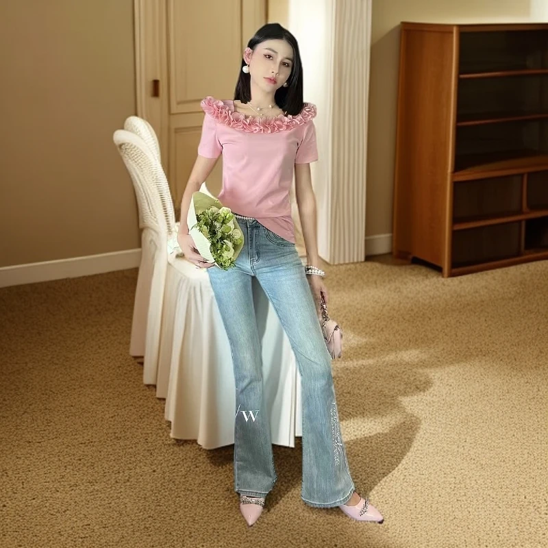 欧洲范ESEO欧洲站春季新款洋气简约百搭显瘦衣服五一旅游出街衣服