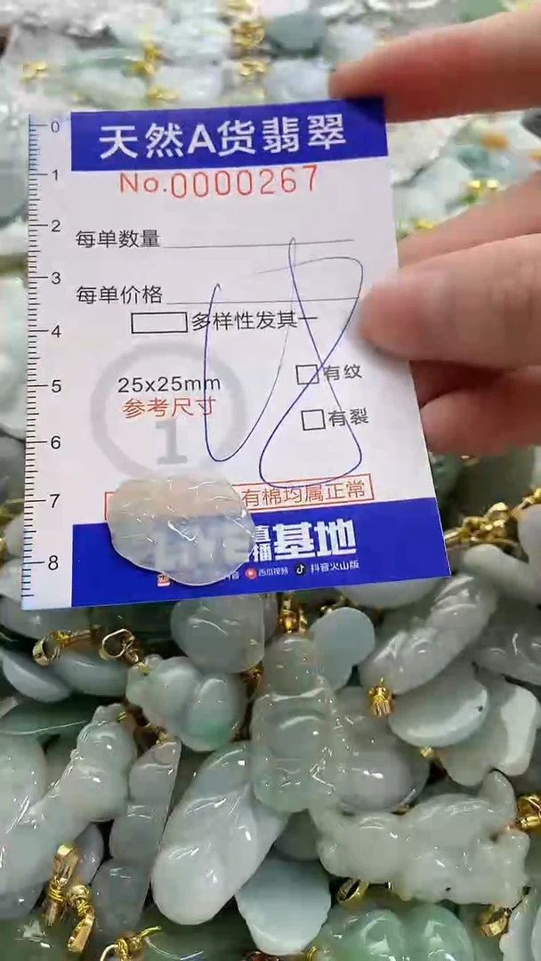 颈饰未镶嵌翡翠纯天然a货翡翠