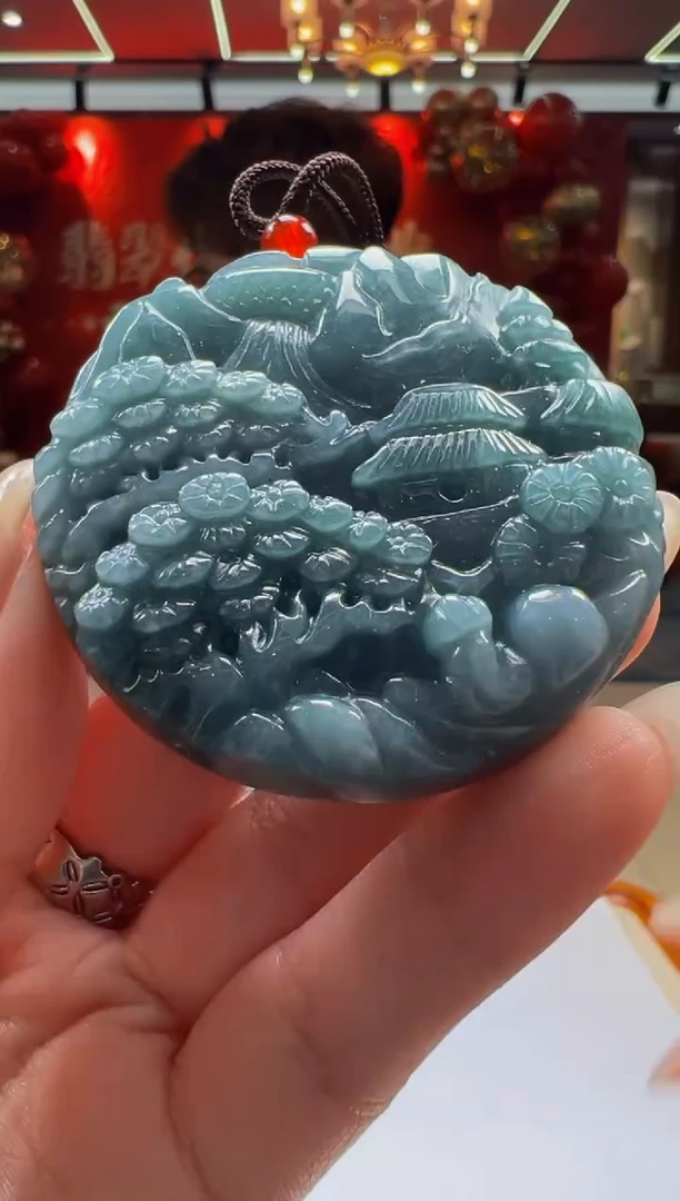 【闪购商品】翡翠颈饰未镶嵌Q2025-1-21-6