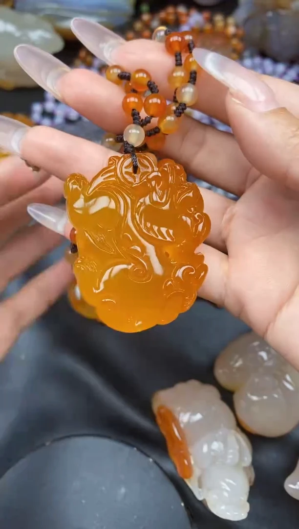 【闪购商品】玛瑙/玉髓颈饰未镶嵌ll