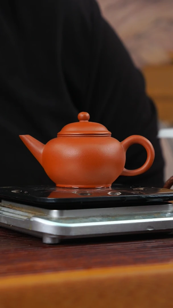 茶壶紫砂杨梅砂水平壶120CC