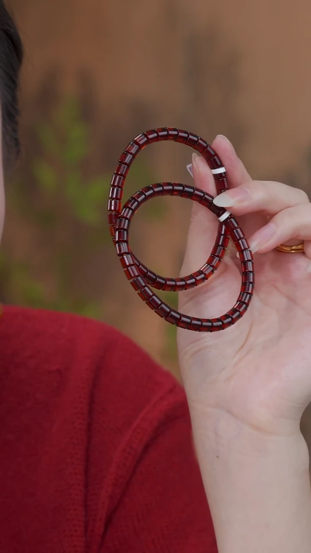 【闪购商品】血珀手串未镶嵌血珀直切手串多样性发一件