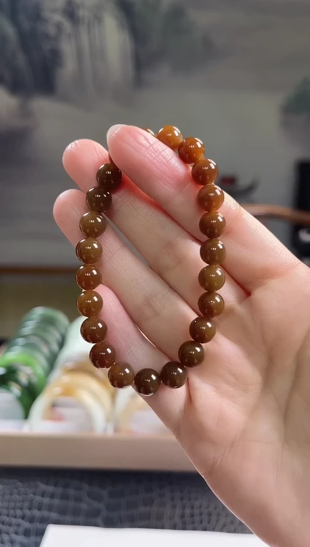 未镶嵌手镯和田玉8mm左右仅一条