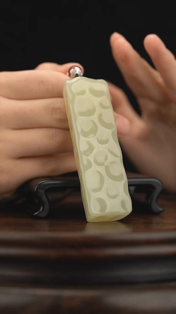 玉【小奶酪】天然玉石手把件