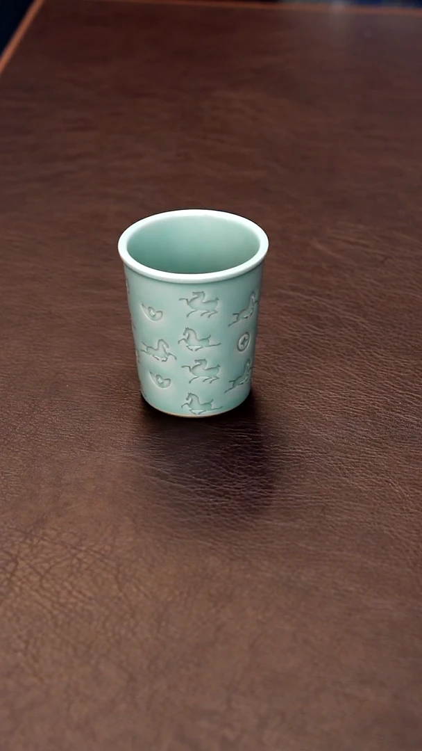 青瓷手工茶器包邮