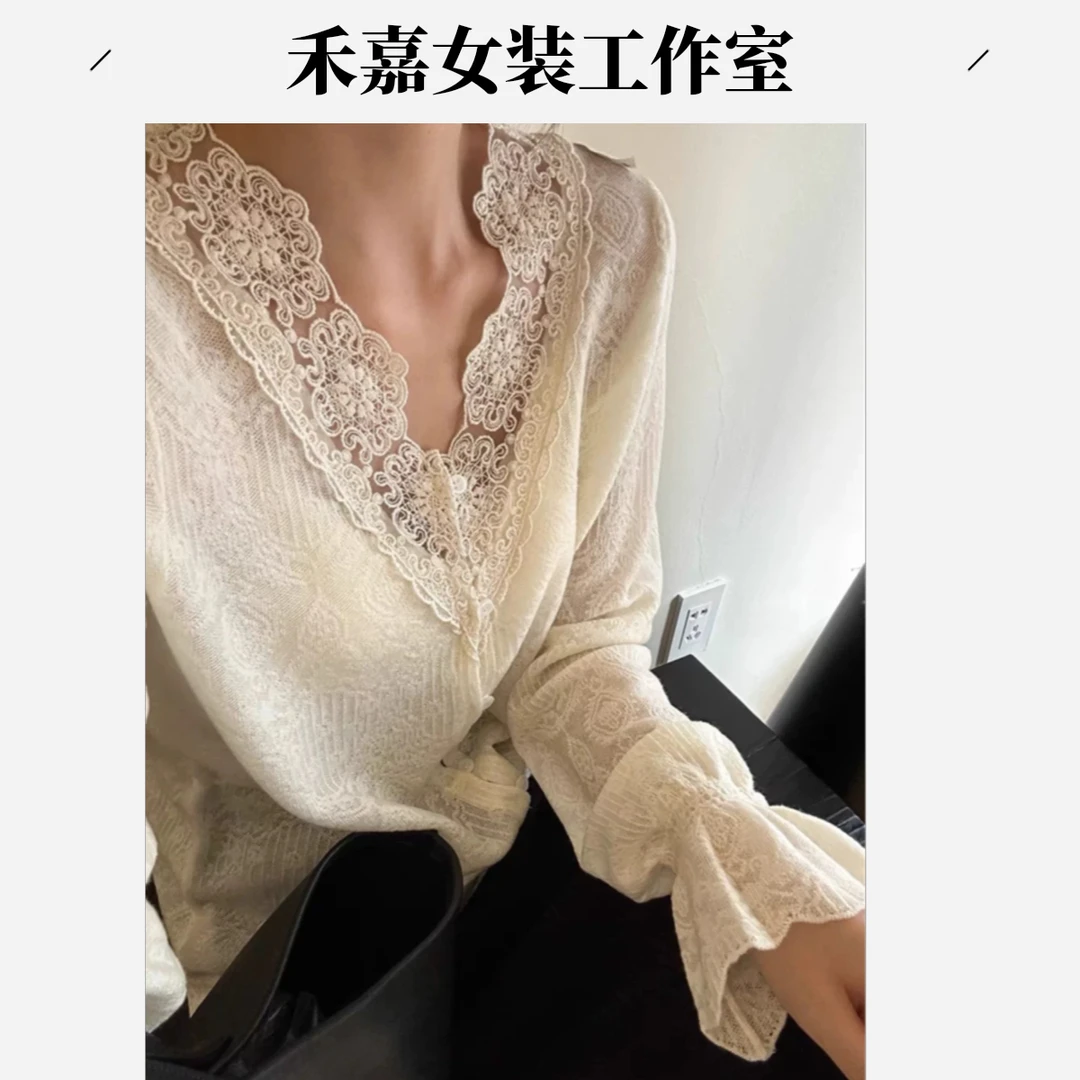 【禾嘉】蚕丝 羊毛 蕾丝外套