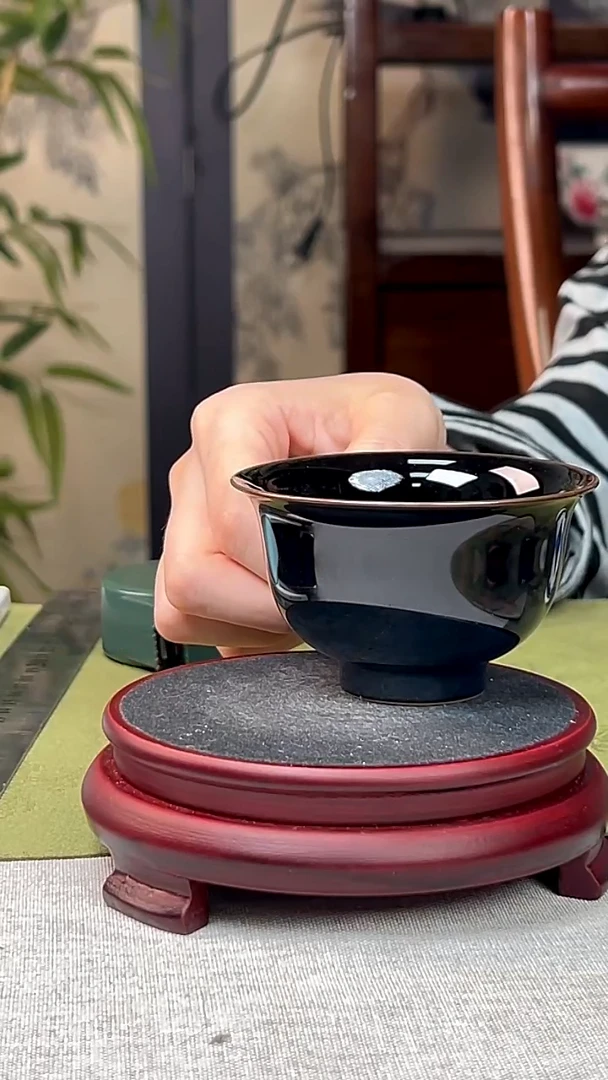 瓷片景德镇毛仔柴窑杯