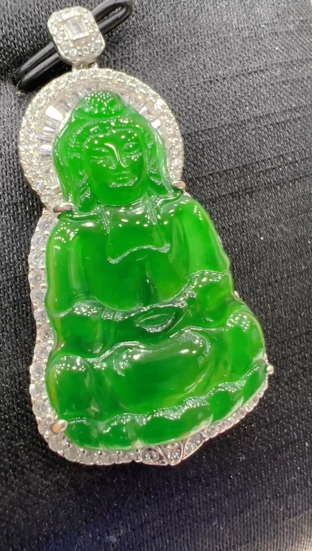 翡翠银S925镶嵌吊坠(不含链)团购多样性发一件