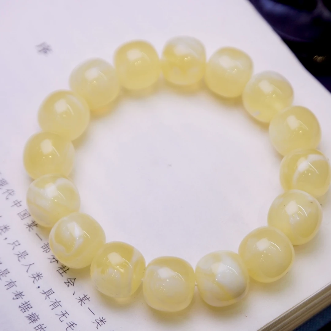 毕业级同料荧光手串