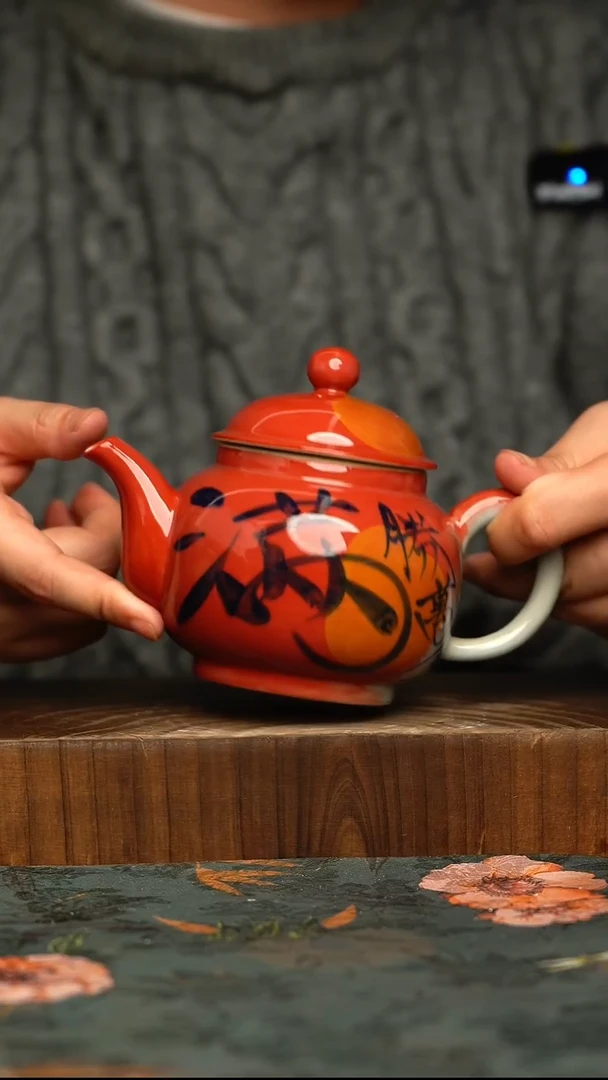 杯釉下彩手工手绘同款陶器