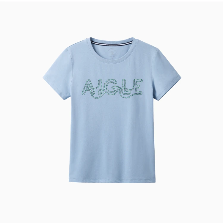 AIGLE艾高SORONA柔软舒适户外运动圆领短袖BI25