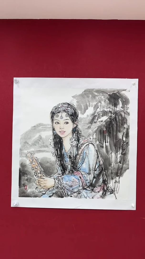 国画万军老师70斗方