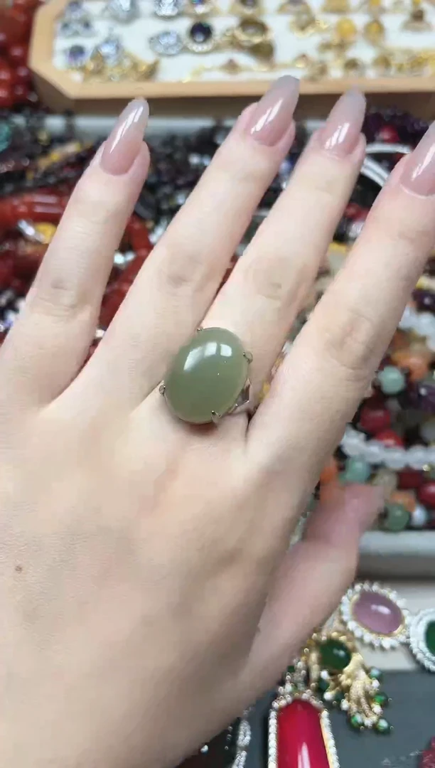 合金戒指和田玉多样性发货拍一发一