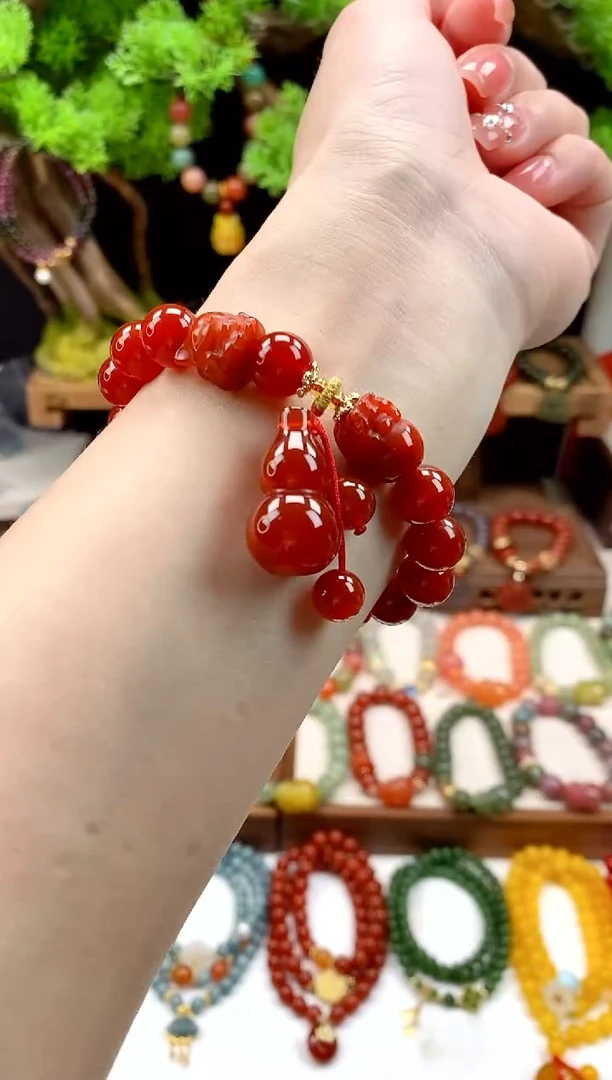 未镶嵌玛瑙手饰葫芦999