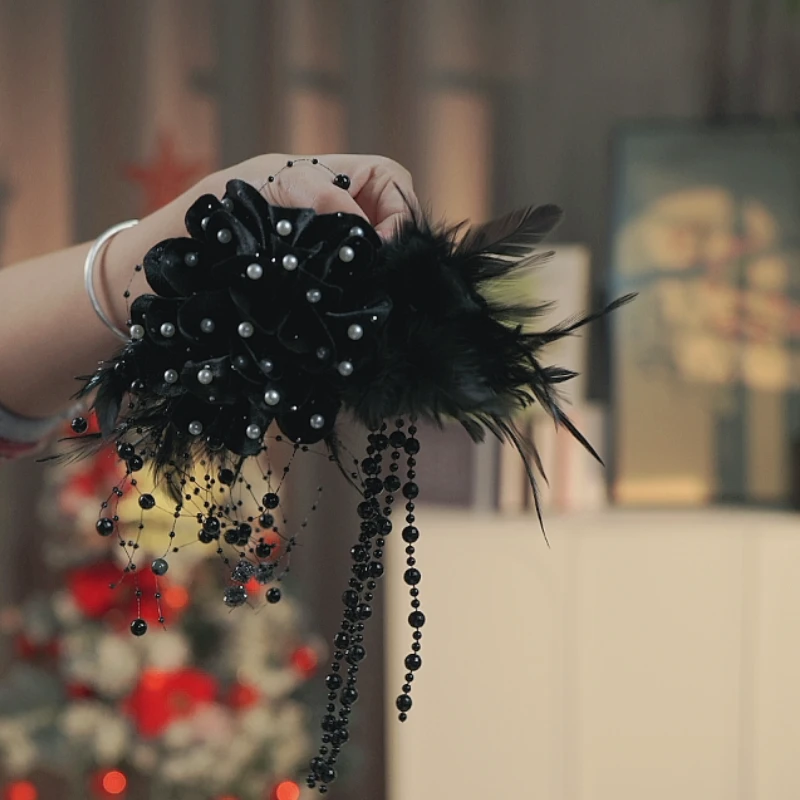 【珠羽】韩版秋冬新款抓夹头饰发夹气质时尚百搭网红发卡发饰