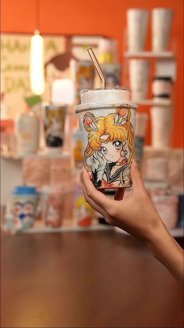 景德镇手工手绘文创陶瓷杯