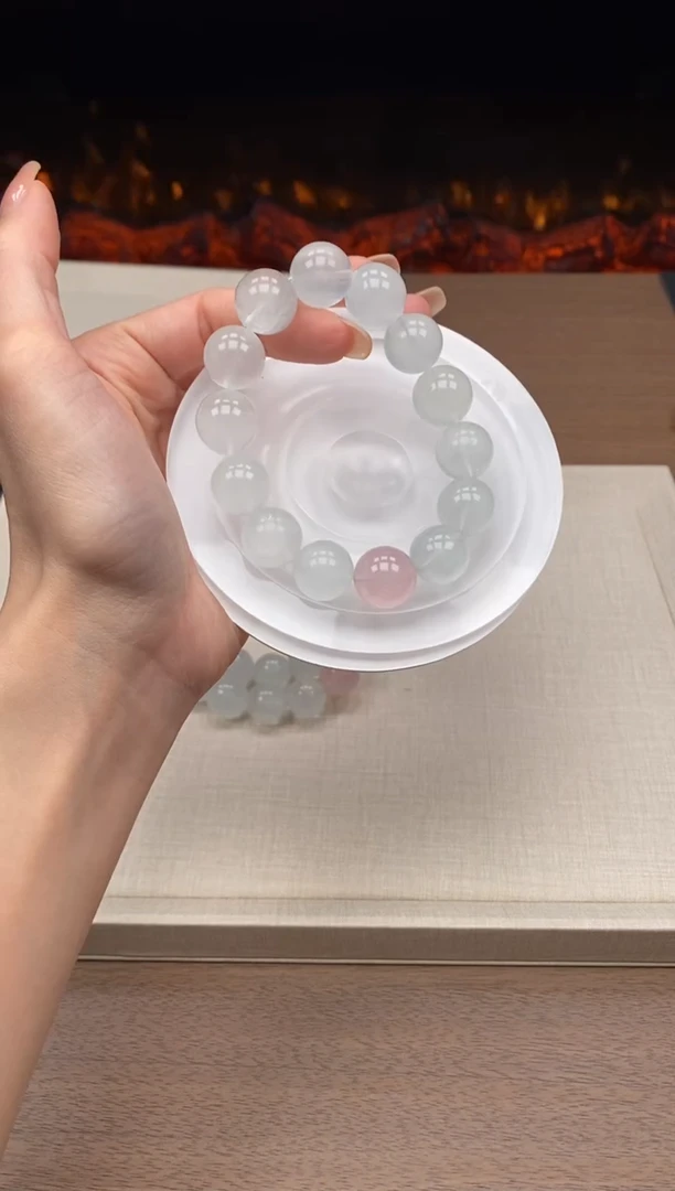 未镶嵌手链萤石万嘉水晶 发1件