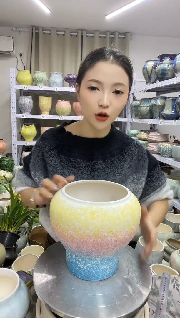 【花盆链接】  高 ： 20口：15.5