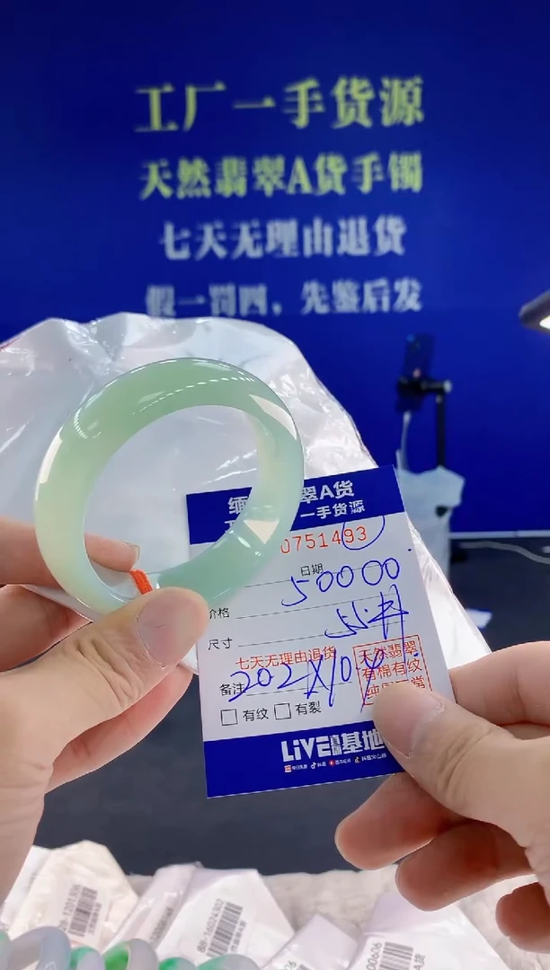 未镶嵌手镯翡翠传*93