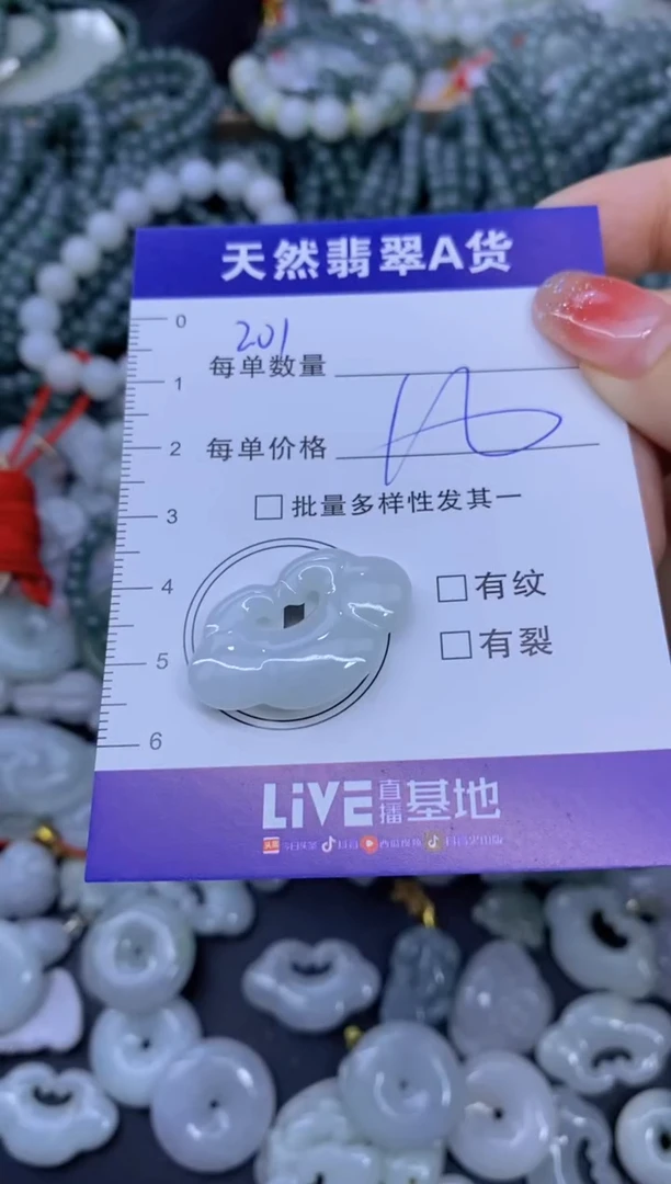 颈饰未镶嵌翡翠天然翡翠A货批量多样性发一件