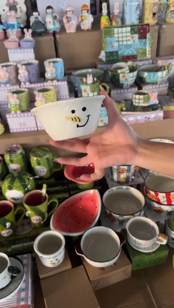 陶瓷【唯品瓷】手工手绘陶瓷直播间