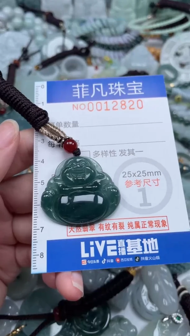 颈饰未镶嵌翡翠12820