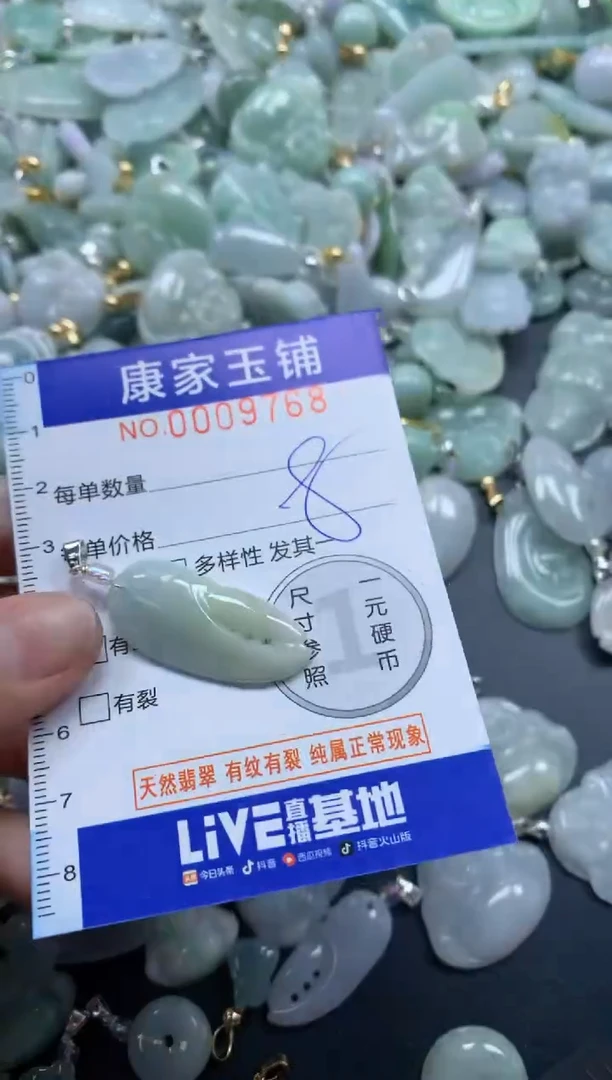 颈饰未镶嵌翡翠9768