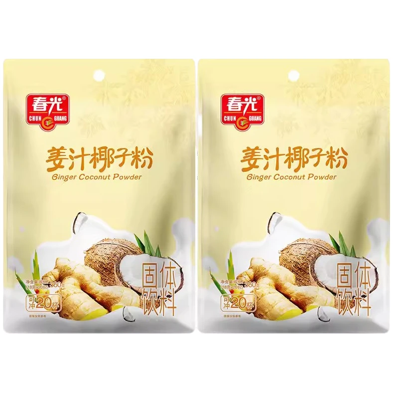 春光食品海南特产冲调*袋姜汁椰子粉清香丝滑姜香阵阵代餐粉