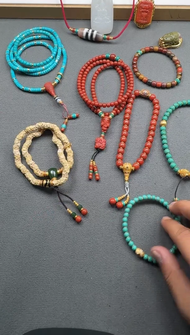 【闪购商品】南红玛瑙配饰配饰18K金镶嵌配饰配饰