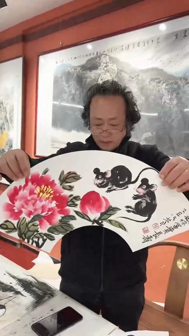 国画李火庆/国画/花鸟
