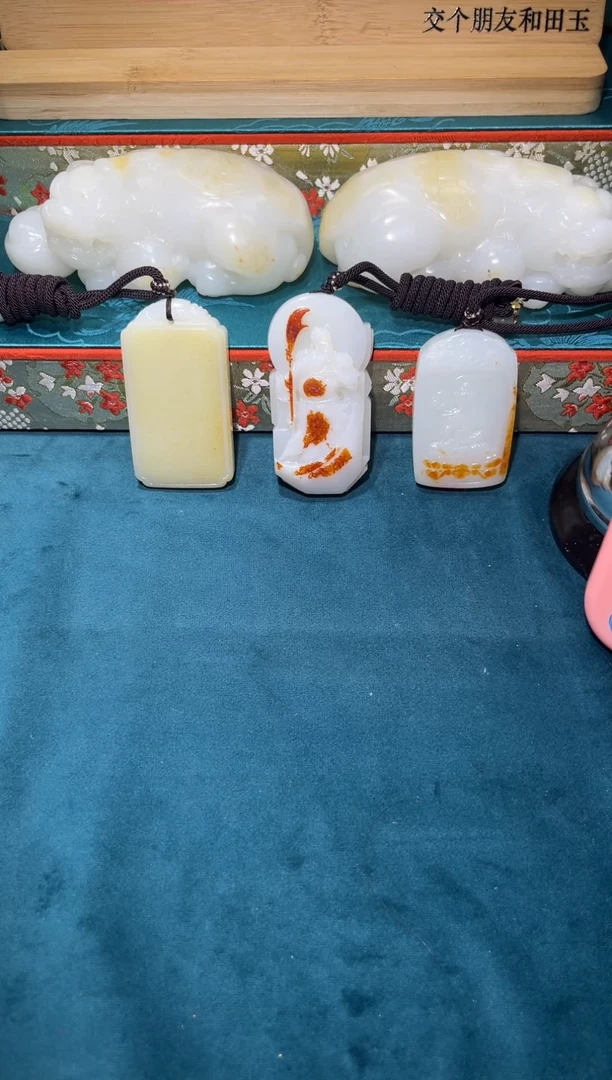 未镶嵌和田玉挂件用*和田玉手把