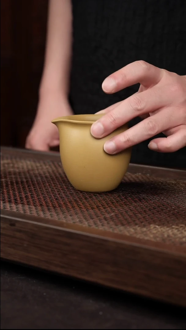 茶杯紫砂黄金段公道
