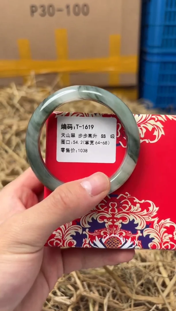 未镶嵌手镯石英质玉T-1619