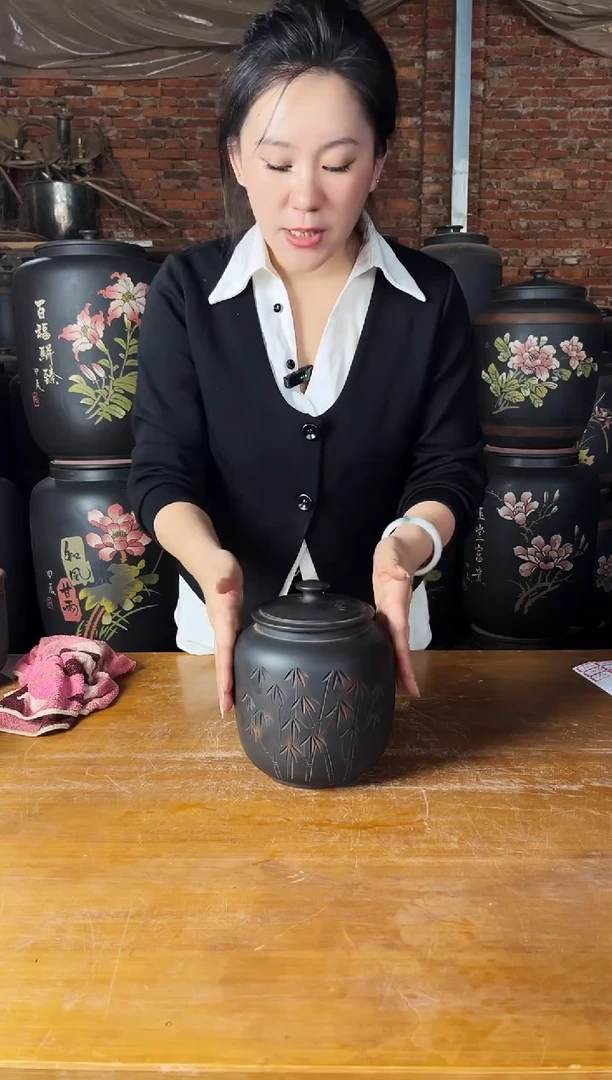 【闪购商品】壶完品茶叶罐 冬瓜竹子