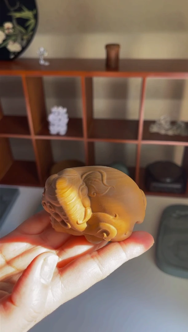 【闪购商品】松花石原石雕刻 太平有象