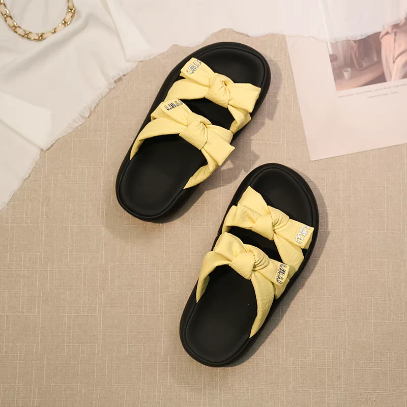 9131新款厚底百搭踩屎感拖鞋