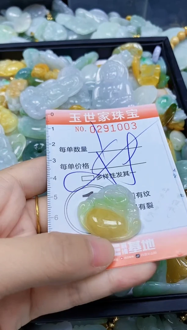 翡翠未镶嵌颈饰闪购0291003多样性发其一