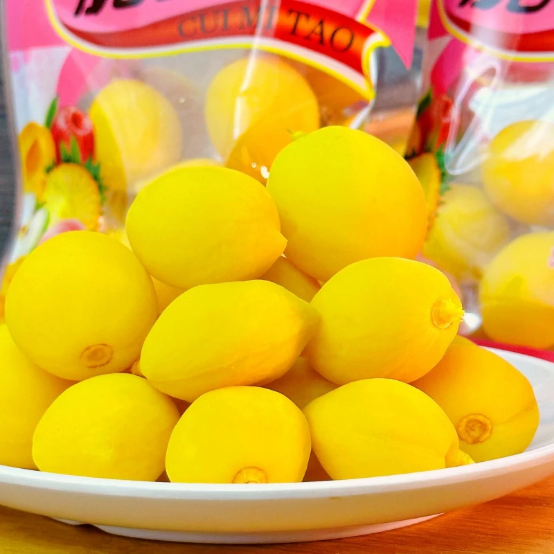 酥脆桃潮汕特产零食童年怀旧凉果水蜜桃小黄桃果脯蜜饯零食小吃