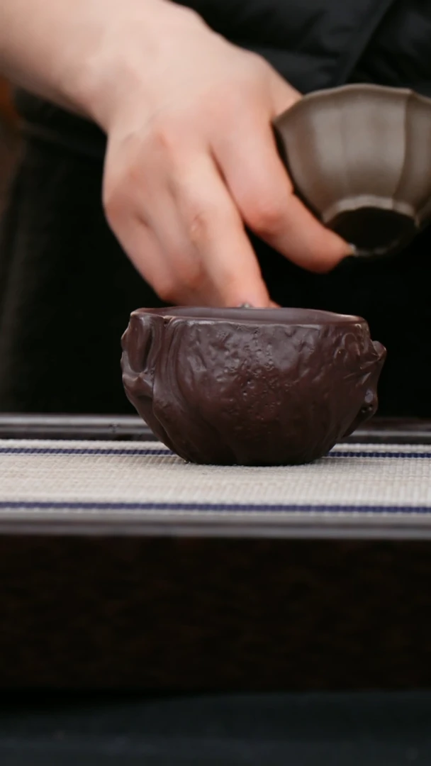 【闪购商品】紫砂茶壶老紫泥 梅桩杯