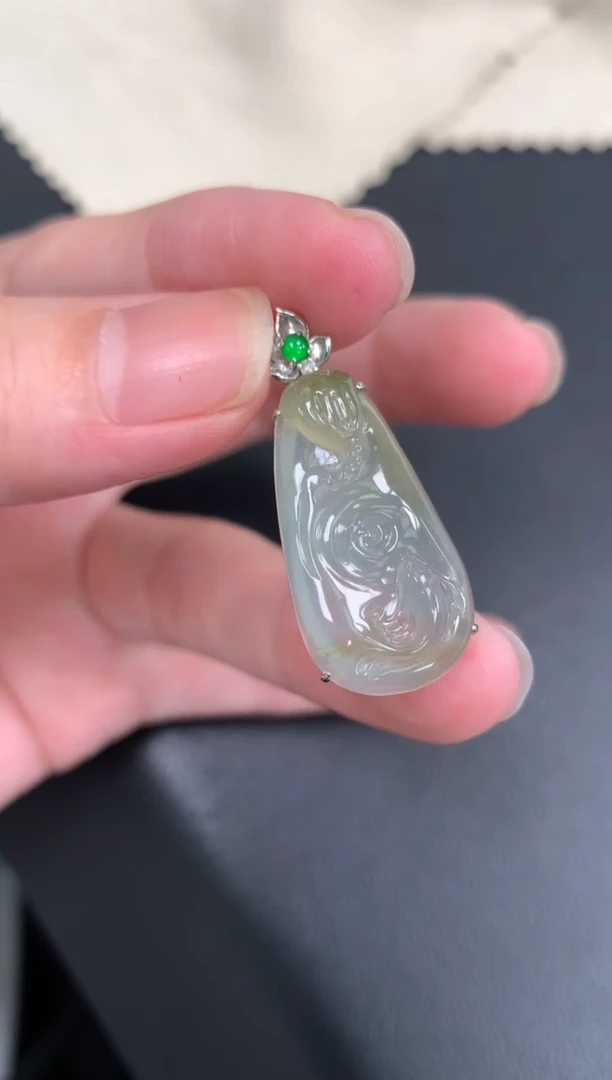 定制翡翠18K金镶嵌模式推广期48小时鉴赏期