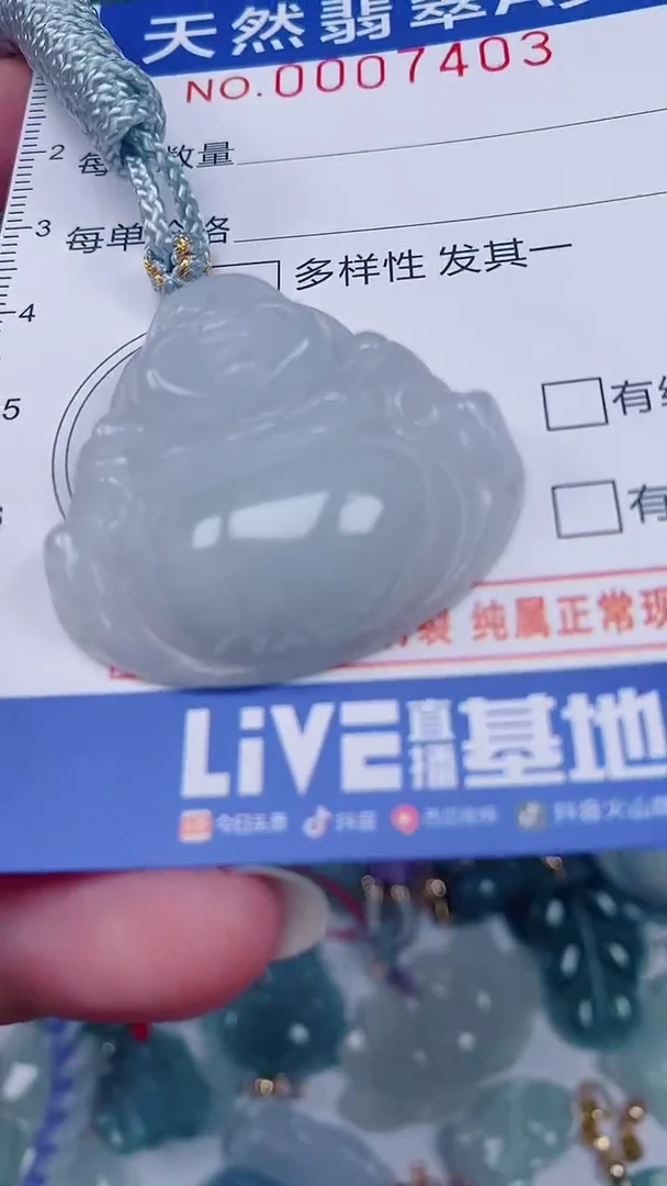 翡翠未镶嵌颈饰00007403