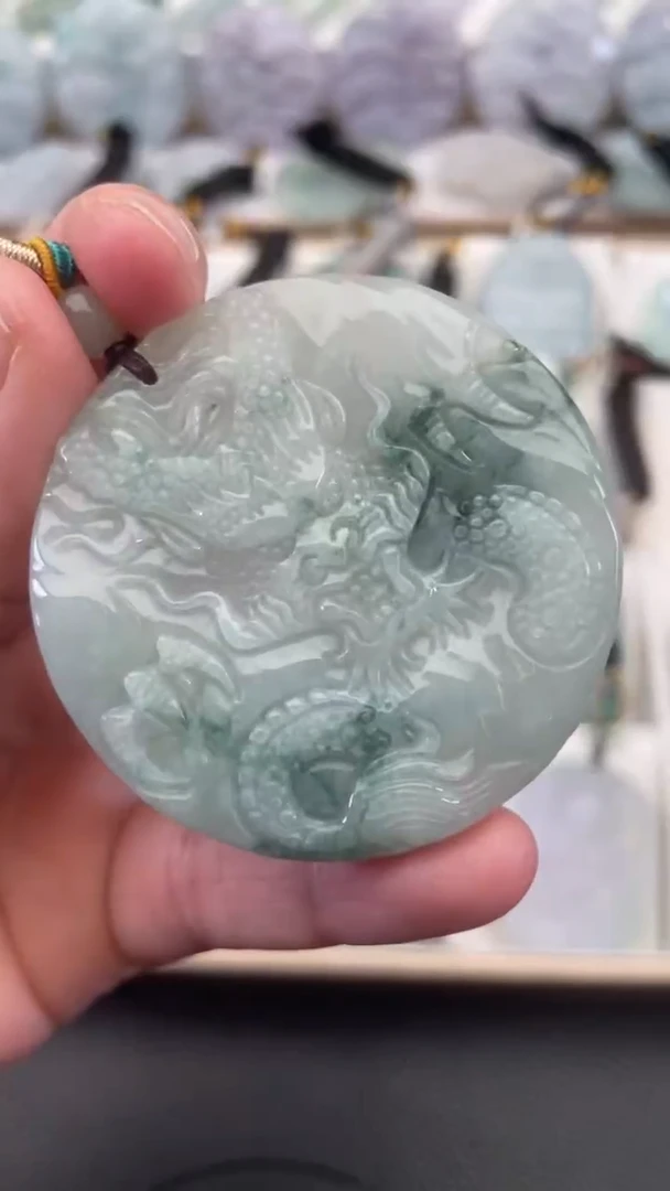 颈饰未镶嵌翡翠天然缅甸翡翠A货42